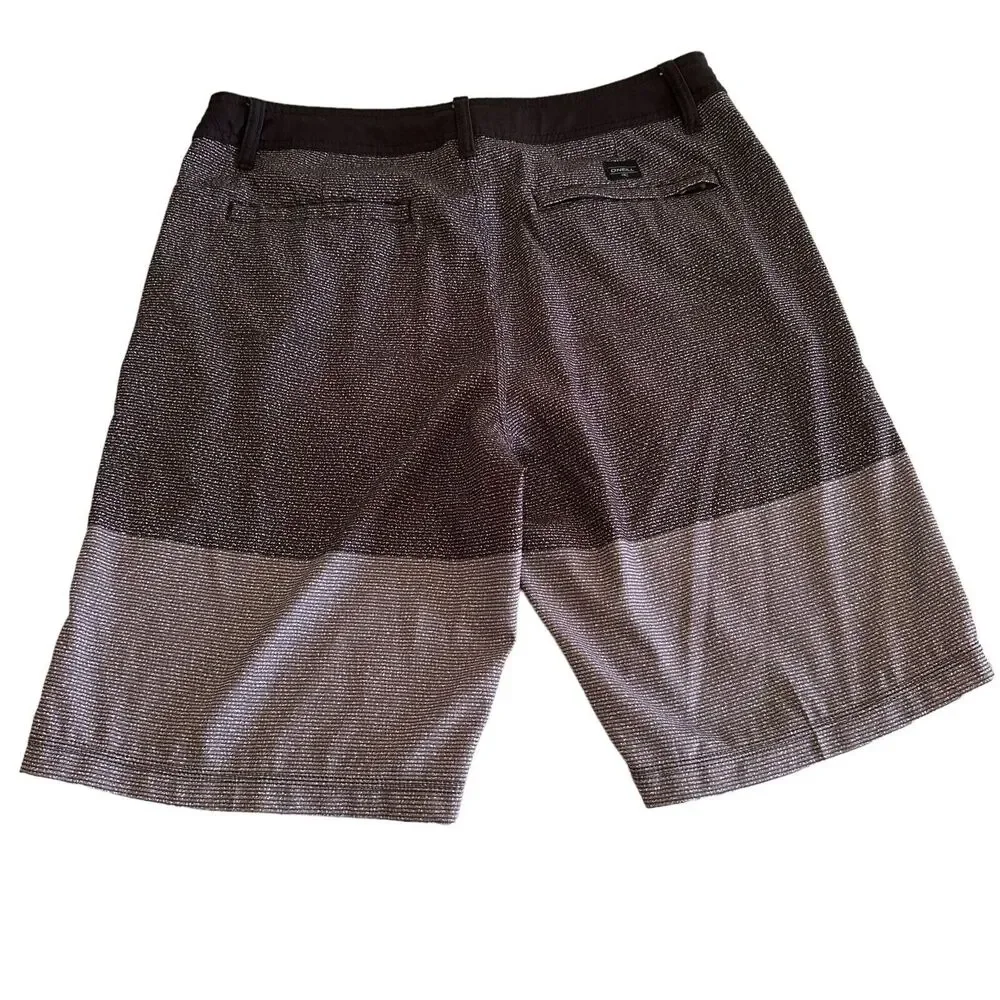 O'Neil Hybrid Board Balck Shorts Surfing Men's Size 34 Or On Land With Pockets